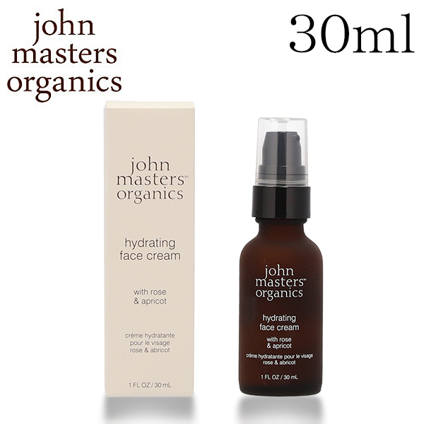 ジョンマスターオーガニック ローズ＆アプリコット ハンドレイティングフェイスクリーム 30ml / John Masters Organics: