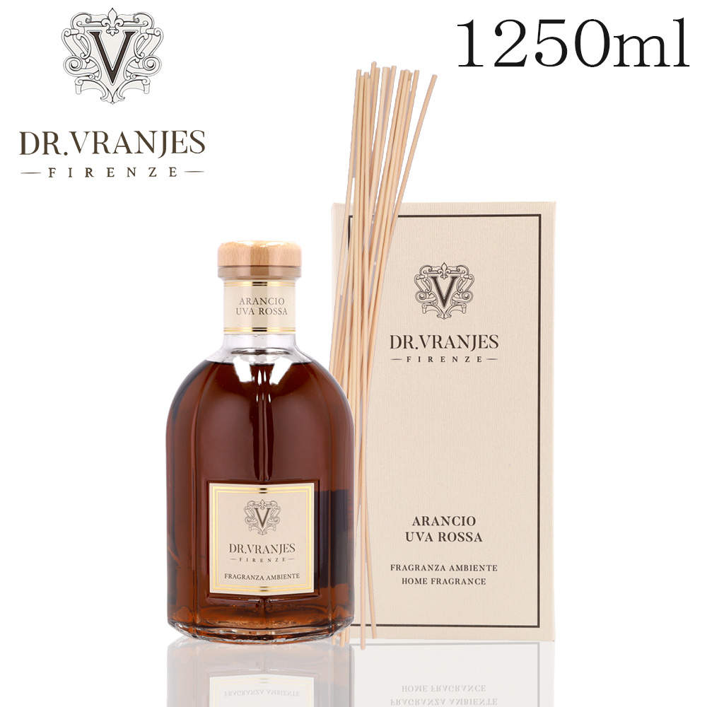 ドットール・ヴラニエス ディフューザー ARANCIO UVA ROSSA オレンジ&グレープ 1250ml DR.VRANJES: