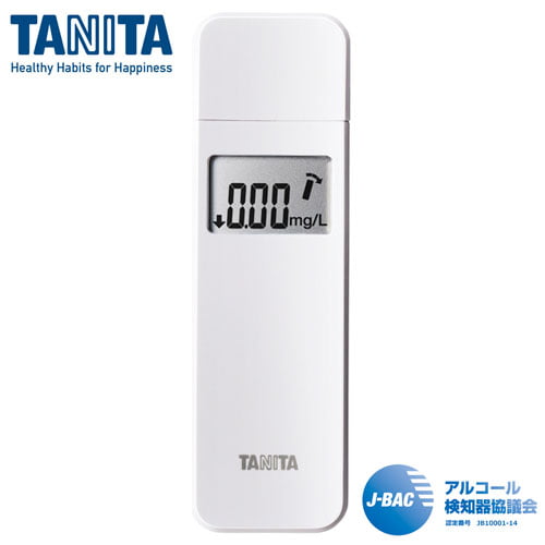 タニタ アルコールチェッカー 乾電池式 ホワイト EA-100-WH: