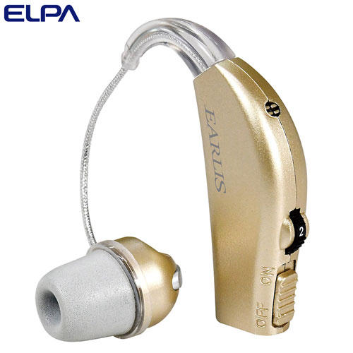 ELPA 充電式耳掛集音器 イヤリスチャージ シャンパンゴールド AS-M001: