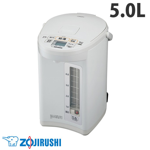 象印 マイコン沸とう電動ポット 5.0L ホワイトグレー CD-SE50-WG: