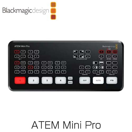 Blackmagic Design (ブラックマジック・デザイン) ライブプロダクションスイッチャー ATEM Mini Pro SWATEMMINIBPR: