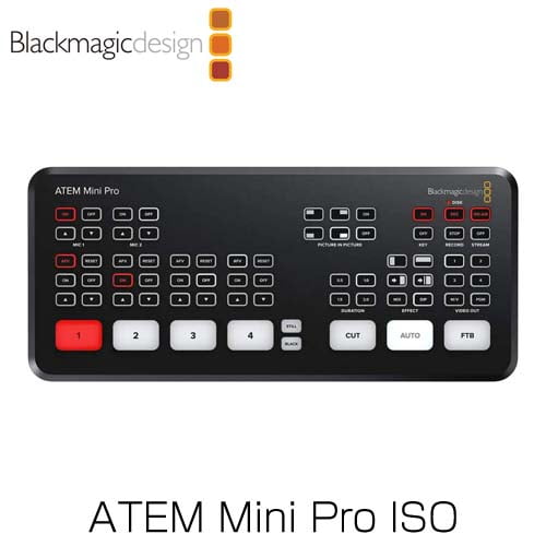 Blackmagic Design (ブラックマジック・デザイン) ライブプロダクションスイッチャー ATEM Mini Pro ISO SWATEMMINIBPRISO:
