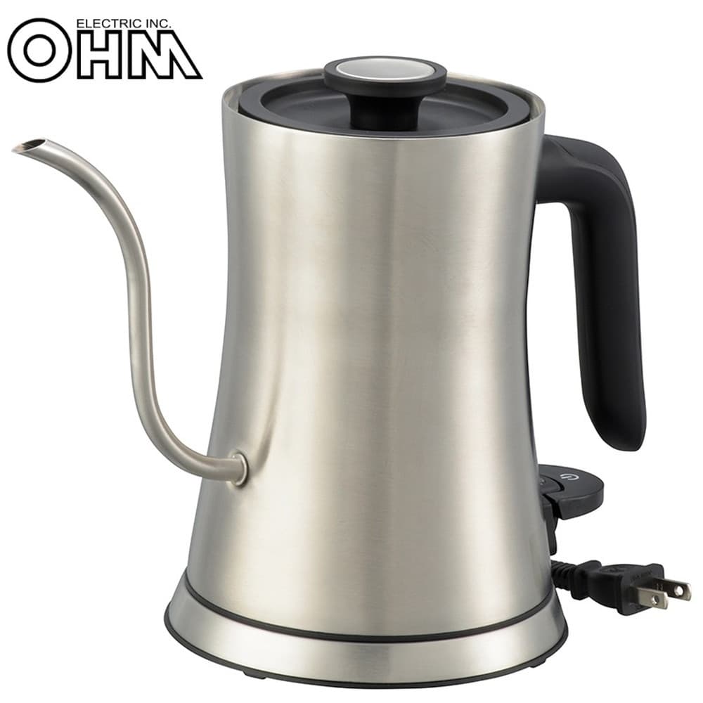 売切れ御免 オーム電機 ケトル 電気ドリップケトル COK-WS100A-S: