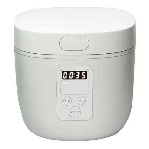 HIRO 炊飯器 PURETONE 多機能炊飯器 4合炊き ホワイト HTS-350WH: