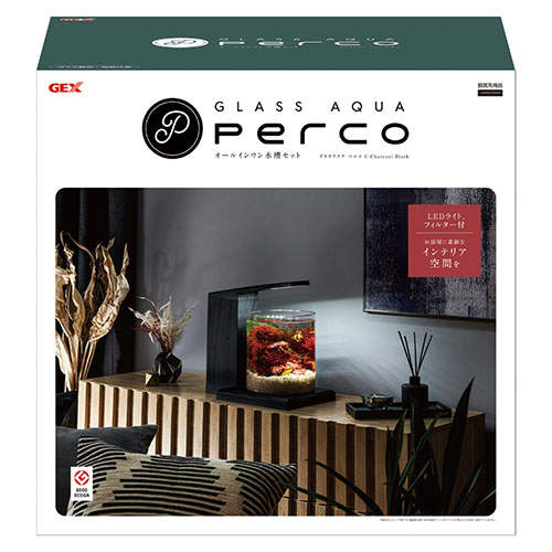 ジェックス グラスアクア PERCO C-Charcoal Black: