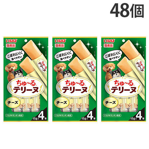 『ポイント15倍』いなば ちゅ～る テリーヌ チーズ 4本入 48個 DS-481: