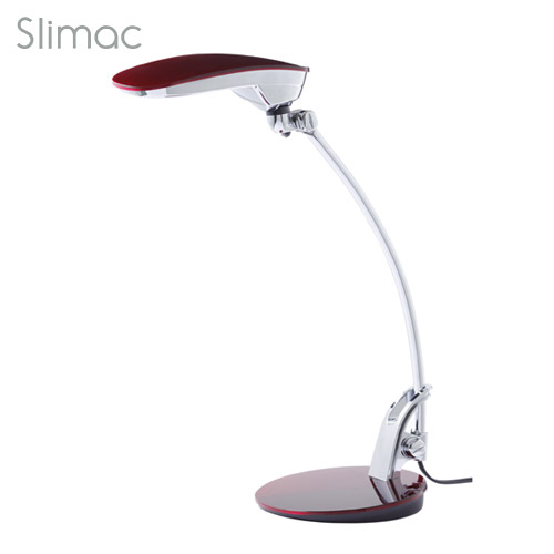 スワン電器 卓上LEDライト Slimac PETIT EXARM（プチエグザーム） LEDデスクライト スタンド式 ベネチアンレッド PEX-01-VR: