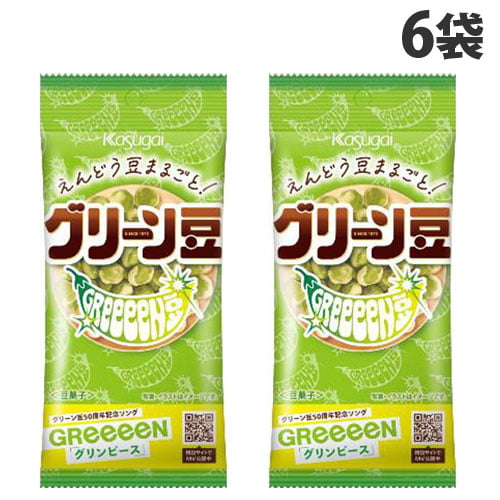 春日井製菓 グリーン豆 48g×6袋: