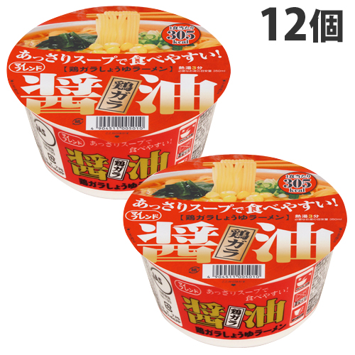 大黒食品 マイフレンド あっさりスープで食べやすい 鶏ガラ醤油ラーメン 81g×12個:
