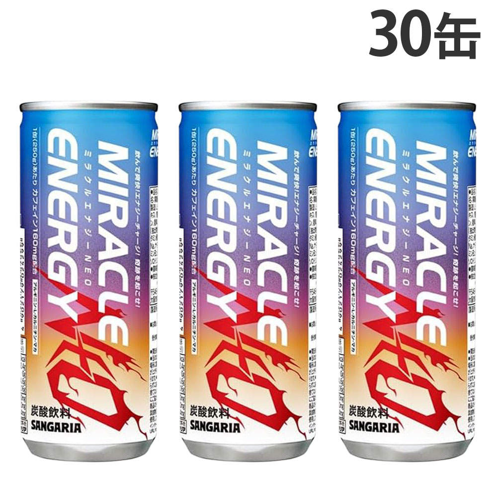 サンガリア ミラクルエナジー NEO 250g 30缶:
