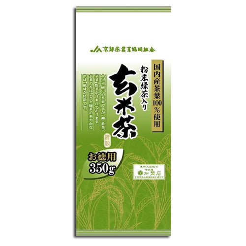 徳用　粉末緑茶入り玄米茶 350g: