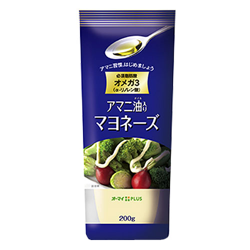 日本製粉 オーマイプラス アマニ油入りマヨネーズ 200g: