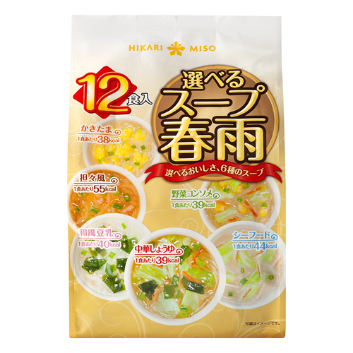 ひかり味噌 選べるスープ春雨 12食: