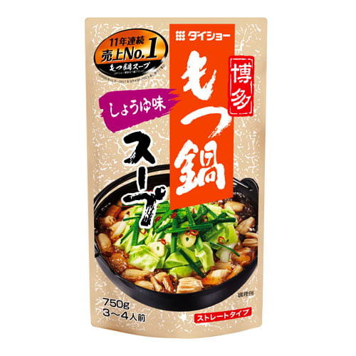ダイショー 博多もつ鍋スープ しょうゆ味 750g: