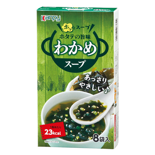 加藤産業 ホタテの旨味　わかめスープ 8P: