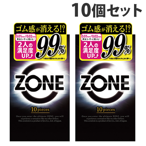 ジェクス コンドーム ZONE ゾーン 10個入×10個セット: