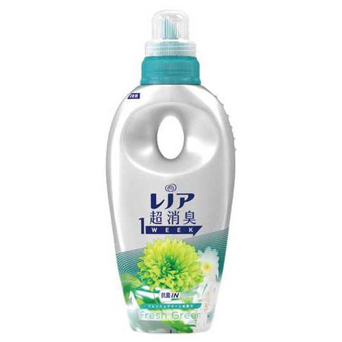 P＆G 柔軟剤 レノア 超消臭1week フレッシュグリーンの香り 本体 530ml:
