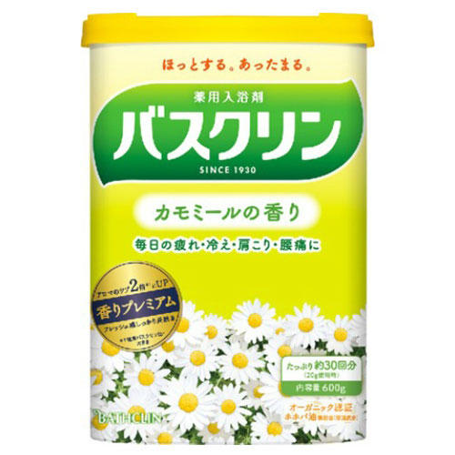 バスクリン 入浴剤 カモミールの香り 600g【医薬部外品】: