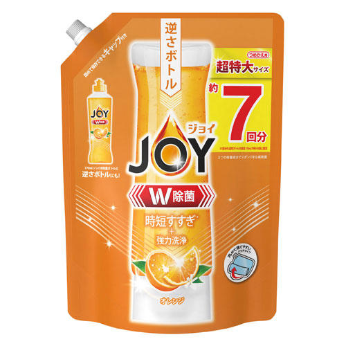 P＆G 除菌ジョイ コンパクト 詰替用 オレンジ 超特大 910ml: