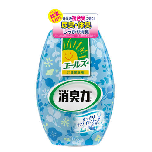 エステー 消臭力 エールズ すっきりホワイトソープの香り 400ml: