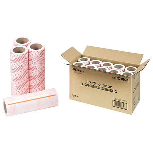 ニトムズ 粘着ローラー コロコロ ハイグレード スカットカット スペア 10巻入: