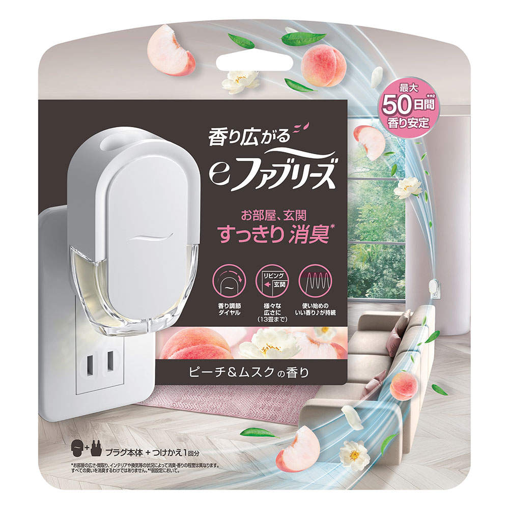 P＆G eファブリーズ ピーチ＆ムスクの香り 本体 26ml:
