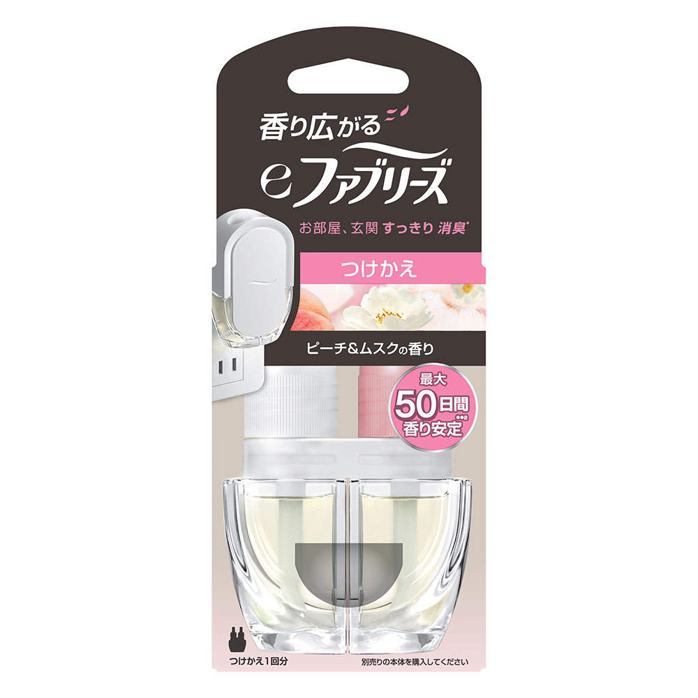 P＆G eファブリーズ ピーチ＆ムスクの香り 付替用 26ml: