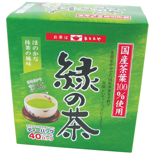 緑の茶ティーバッグ 2g 40p: