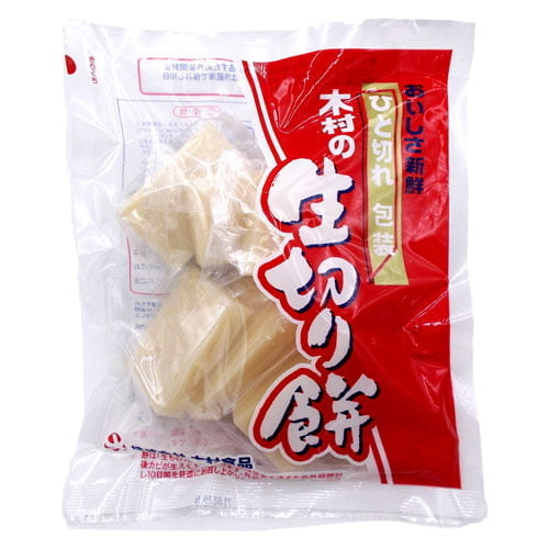 木村食品 生きり餅 ひと切れ包装(もち米粉70％ もち米30％) 400g: