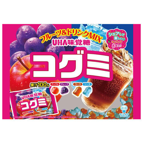 UHA味覚糖 コグミ フルーツ＆ドリンクMIX 128g: