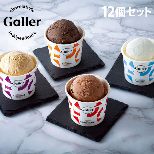 Galler(ガレー) プレミアムアイスクリーム 12個セット: