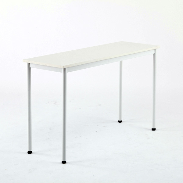 アール・エフ・ヤマカワ シンプルテーブル W1200×D400 ホワイト Z-SHST-1240WHW: