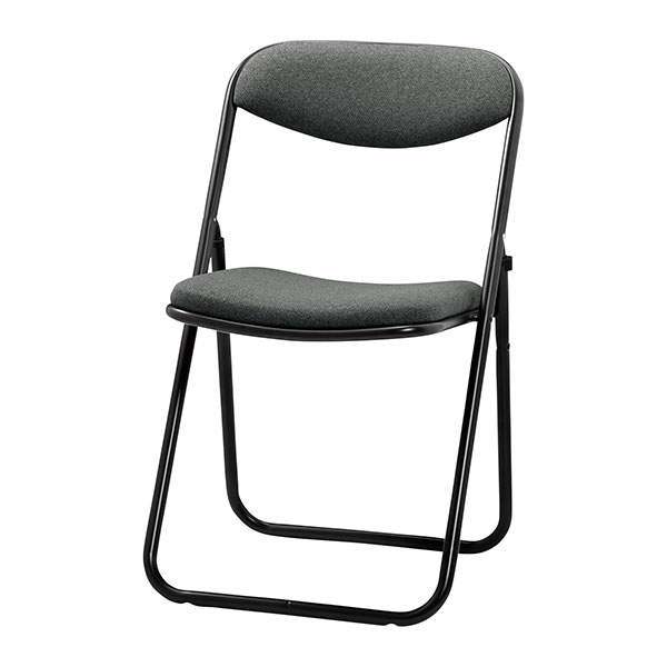サンケイ 折りたたみ椅子 厚張り 布張り 連結可能 ブラックフレーム グレー SCF20-MYD-PST-MGR: