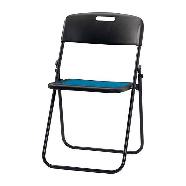 サンケイ 折りたたみ椅子 座メッシュ フラット収納 ブルー CF11-MZ: