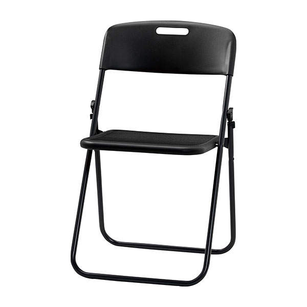 サンケイ 折りたたみ椅子 座メッシュ フラット収納 ブラック CF11-MZ: