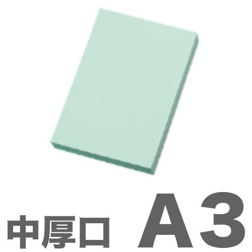 大王製紙 カラーコピー用紙 色上質紙 (国産紙) 中厚口 A3 浅黄 500枚