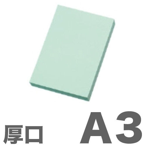 大王製紙 カラーコピー用紙 色上質紙 (国産紙) 厚口 A3 浅黄 250枚