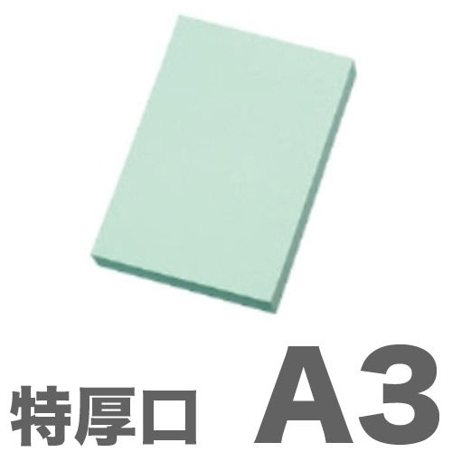 大王製紙 カラーコピー用紙 色上質紙 (国産紙) 特厚口 A3 浅黄 250枚