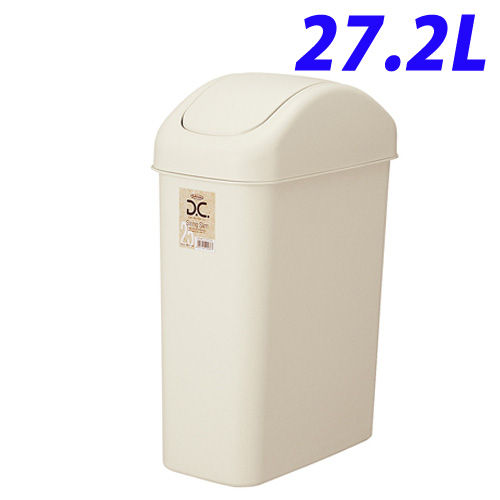 岩崎工業 ゴミ箱 スイング式 スイングスリム25 27.2L L-2003MW
