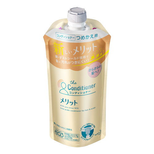 花王 メリット コンディショナー 詰替用 340ml【医薬部外品】