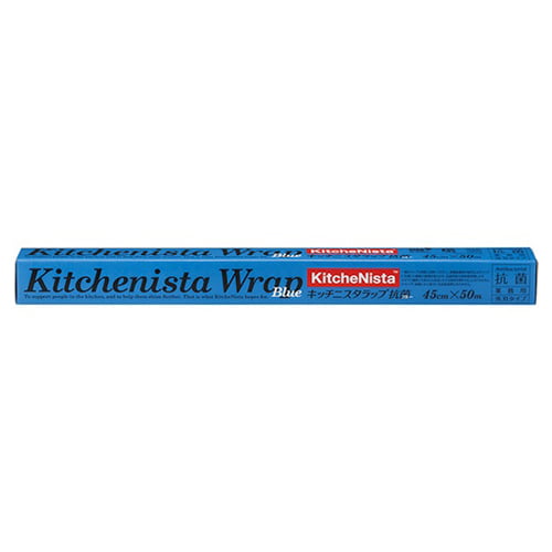 昭和電工 キッチニスタラップ 抗菌 ブルー 45cm×50m