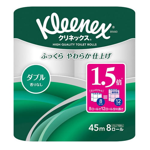 日本製紙クレシア クリネックス コンパクト ダブル 8ロール