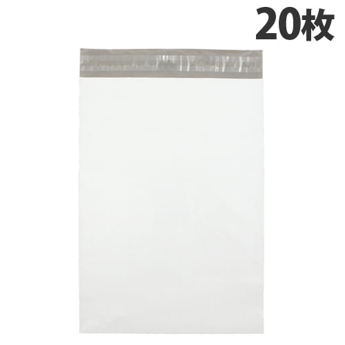 カクケイ 宅配用ポリ封筒 L テープ付 20枚 TH3218