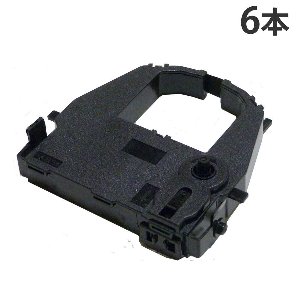 富士通 インクリボン 汎用品 DPK3800 リボンカセット黒 タイプ汎用品 6本