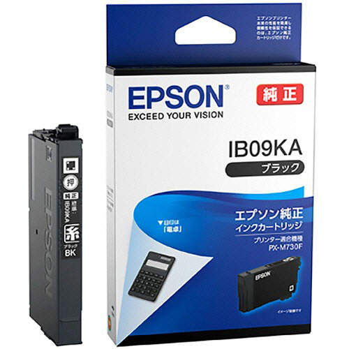 エプソン インクカートリッジ 電卓 IB09KA 純正品 ブラック