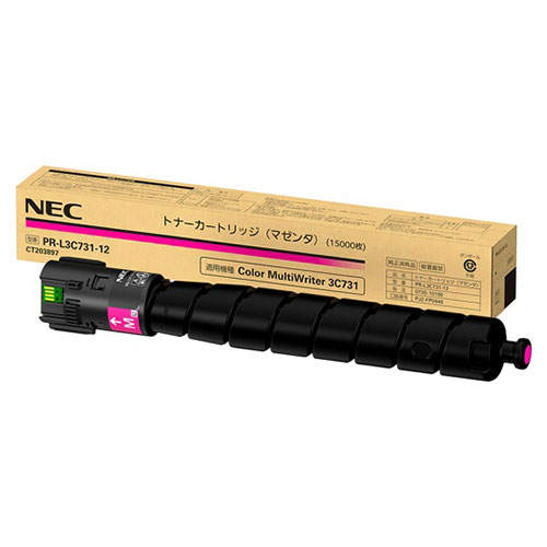 NEC トナーカートリッジ PR-L3C731-12 純正品 マゼンタ 15000枚