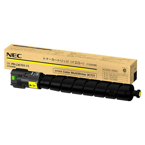 NEC トナーカートリッジ PR-L3C731-11 純正品 イエロー 15000枚