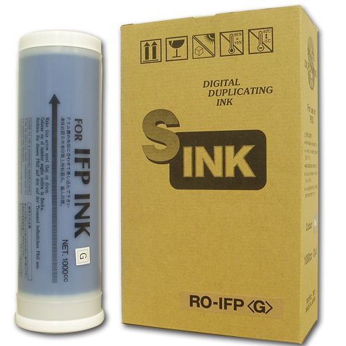 軽印刷機対応インク RO-IFP 青 4本セット