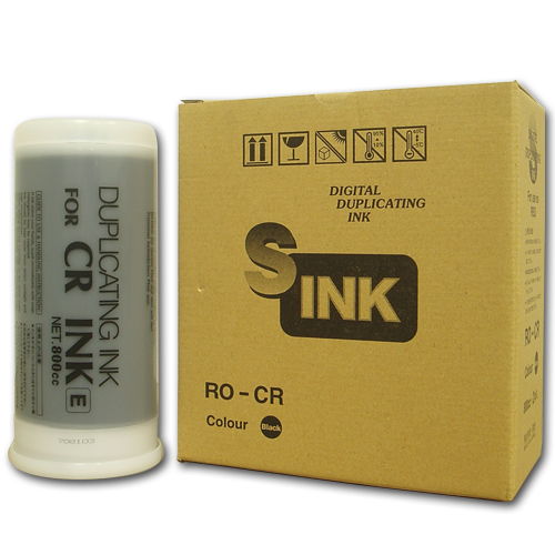 軽印刷機対応インク RO-CR 黒 4本セット